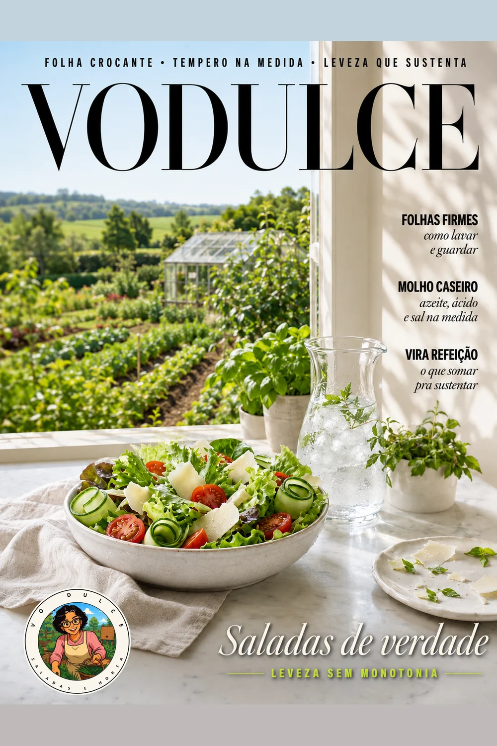 Capa do livro Saladas